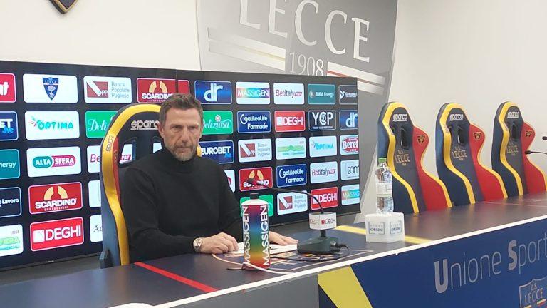 Lecce-Torino, Di Francesco: “Servono coraggio ed equilibrio”
