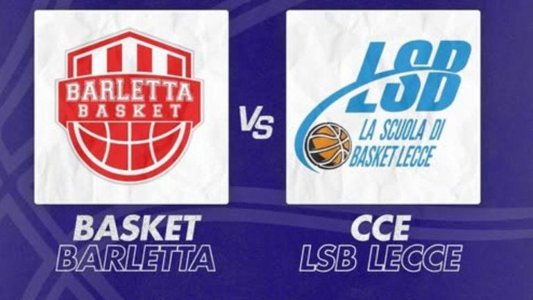 Barletta Basket – LSB Lecce 61-72, quarta vittoria consecutiva per Mocavero e compagni