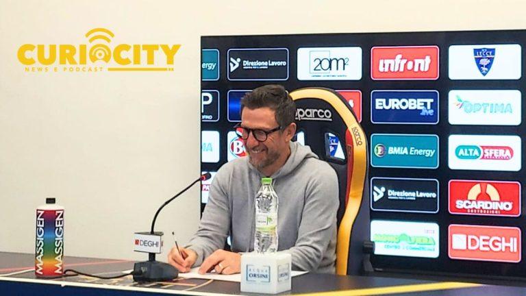 Verso Lecce-Hellas Verona, DiFra: “Gambe lunghe, lingua corta!”